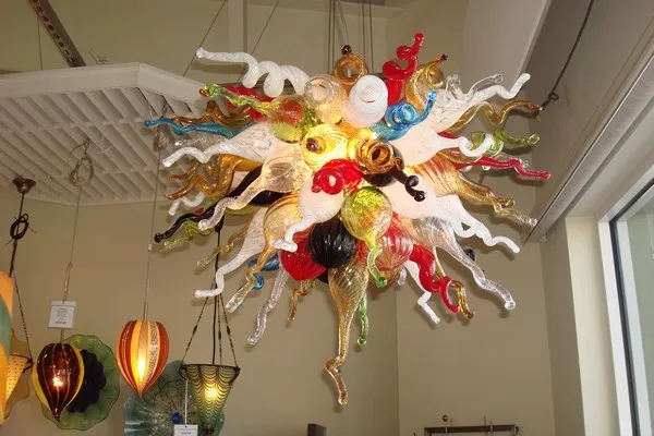 

Free Air Freight Chinese Colorful Art Decoration Led Modern Crysral Pendant Light