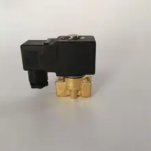2 способ пневматические G1/" 12 V 24VDC нормально закрытый PU электромагнитный клапан водные магистрали из Желтой меди с клапан с нулевым давлением для запуска