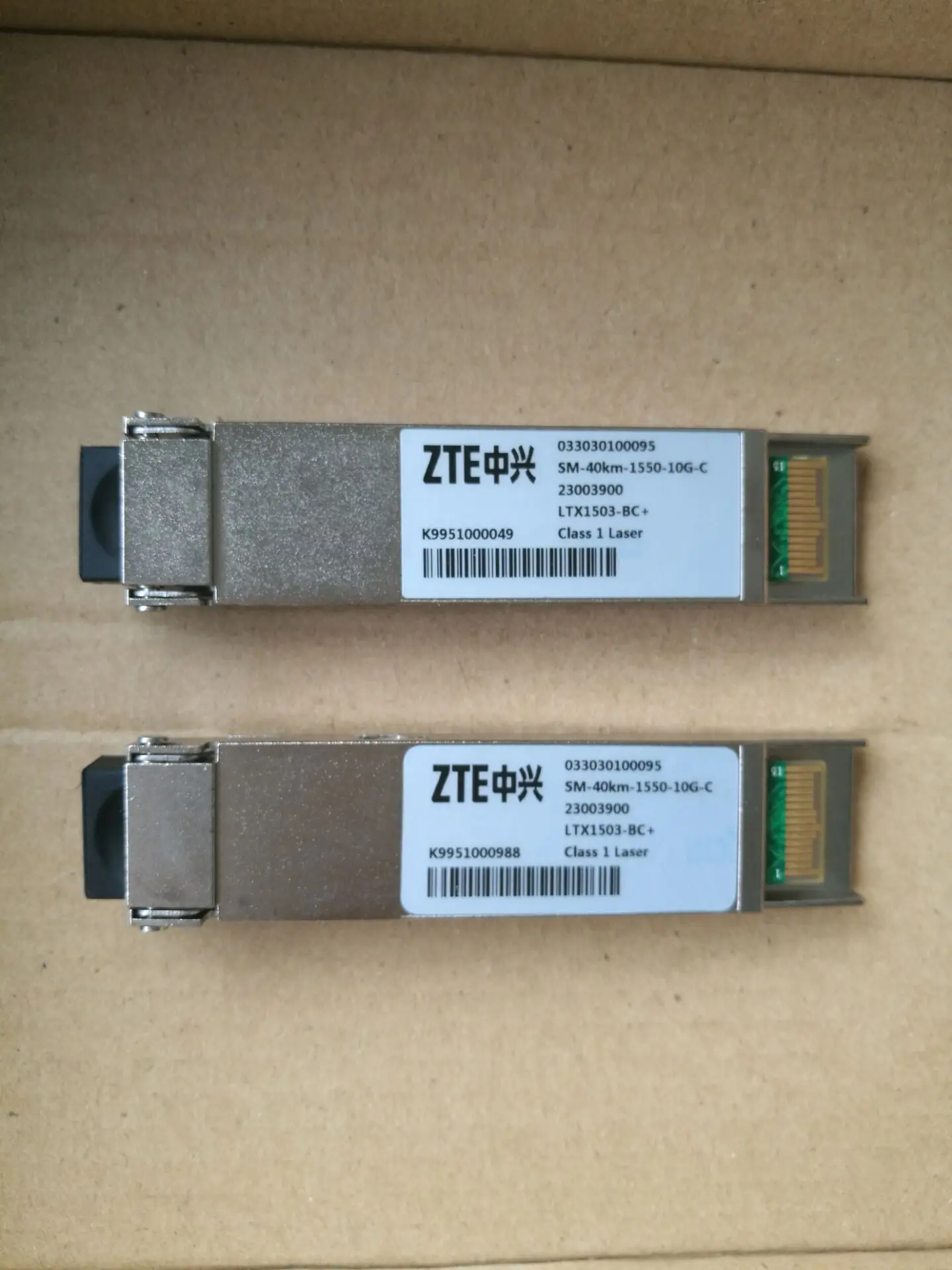 

Original zte SM - 40 km - 1550-10 g - C LTX1503 - BC + 10 g40km zte XFP module