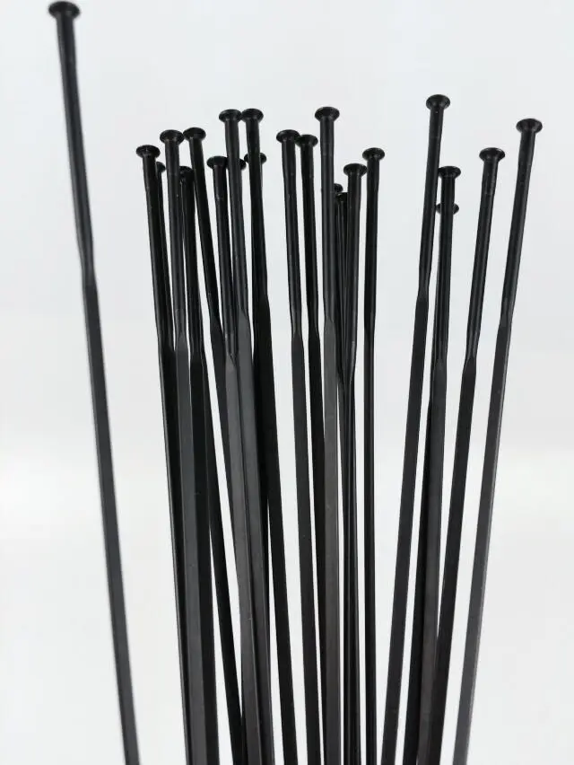 Pillar PSR 1432 AERO black stainless steel bike spokes straight pull