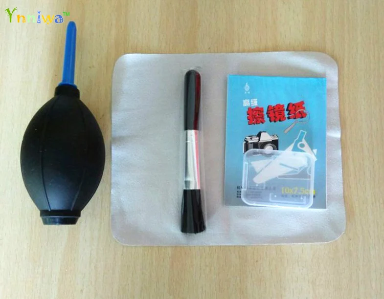 

5 in1 Camera Lens Clearing suit kit set cleaning bursh+ Clean-cloth Air Blower+Clean cloth +lens clean paper +Memory-Card Case