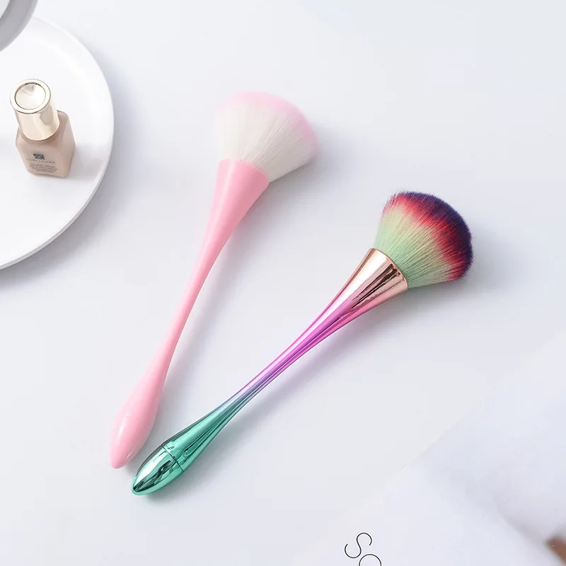 

2Styles Multicolor Foundation Powder Makeup Brushes Water Drop Small Waist design Goblet Makeup Brush Beauty Tools