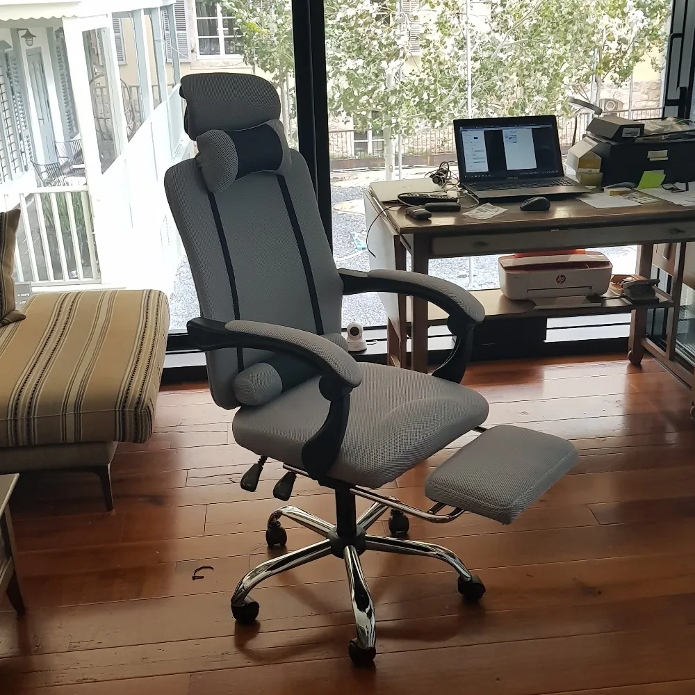  Office Computer Chair in Furniture Lifting Reclining Gaming Revolving Footrest High Back Ergonomic 