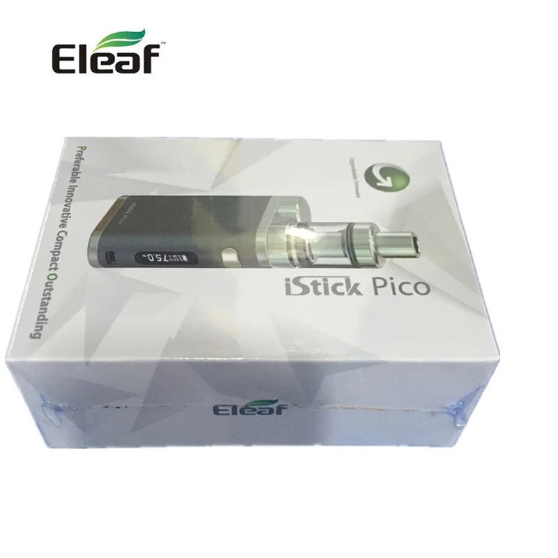 100% Аутентичный набор Eleaf iStick Pico 75 Вт MELO III бак 2 мл/4 мл с режимами VW/Bypass/TC/TCR