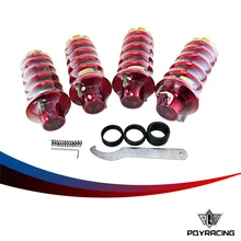 RACING STORE- RD RACING JDM ALUMINUM ADJUSTABLE COILOVER SPRING+SHOCKS STRUT TOWER TOP HAT PQY-TH12RD