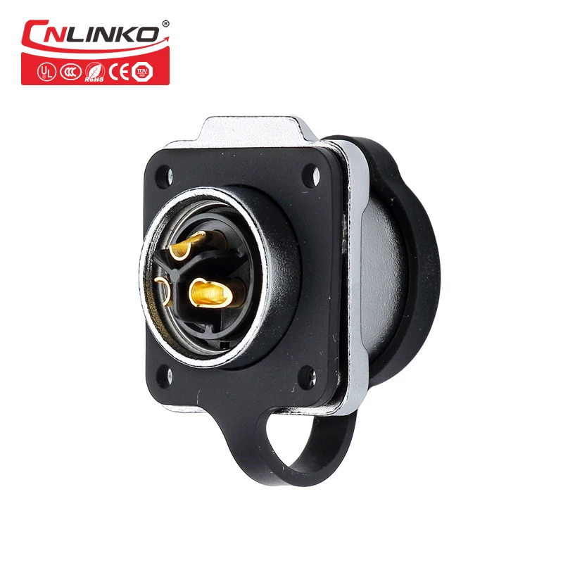 CNLINKO 20A 500V 4 Pin AC DC Мощность Промышленный разъем с разъемом папа муфтовый