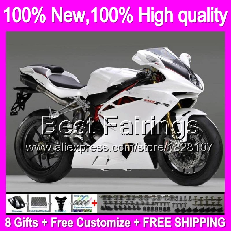 

Fairing For MV Agusta F4 750 1000R ALL White 312 1078 4B27 11 MA 05-06 R312 750S 1000 R Glossy white 05 06 2005 2006 +decal