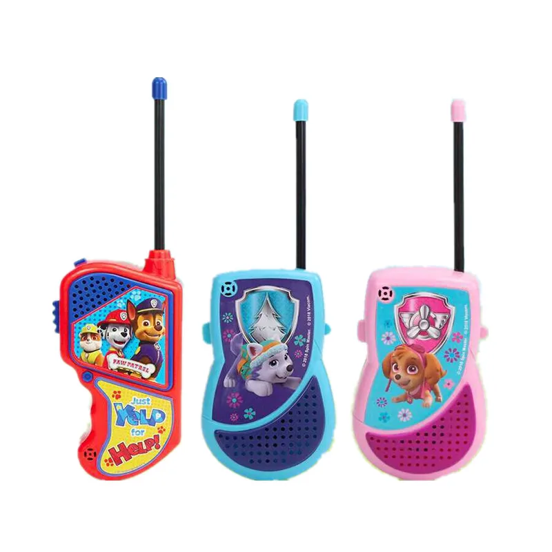 Paw Patrol Puppy Dog Walkie talkie toy patrulla canina Toys Action Figure model Children toys Gifts