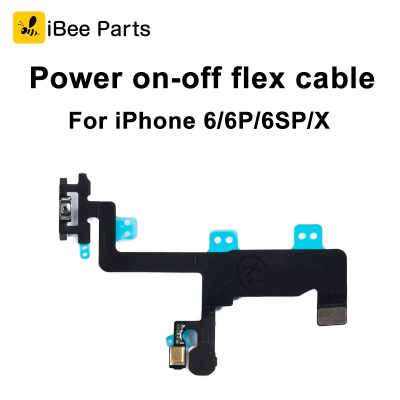 5PCS Brand New For iPhone 6 6 Plus 6S plus X Power on-off Flex Cable