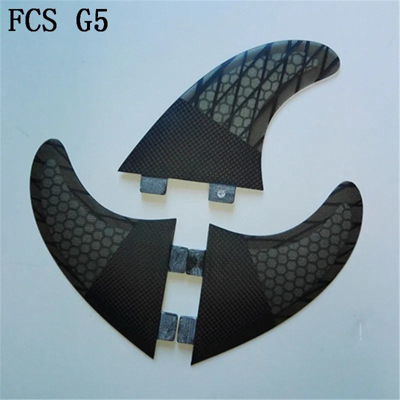 M-G5 Micfin quillas surf вафельная fcs плавники стекловолокна досок для серфинга плавники три ребра размер M-G5 - Цвет: G5