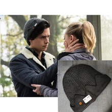 Новая Теплая Зимняя Шапка-бини для костюмированной вечеринки Jughead Jones, Эксклюзивная вязаная шапка с короной, вязаная шапка