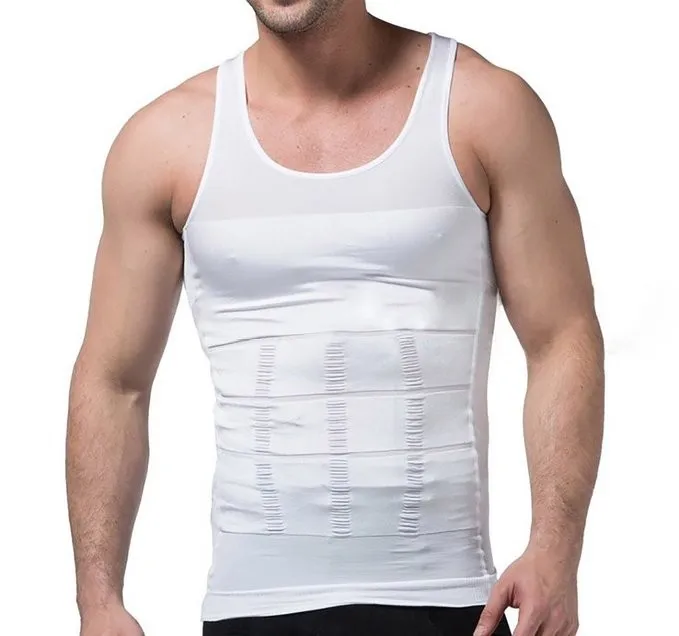 

2019 slim n lift Body Shaper Firm Shaping fat burning Slim Shaping Bodysuit Incredible Mens Lift Vest body building undershirt