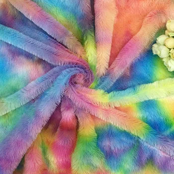 

Color gradient PV velvet rabbit tying tie dye