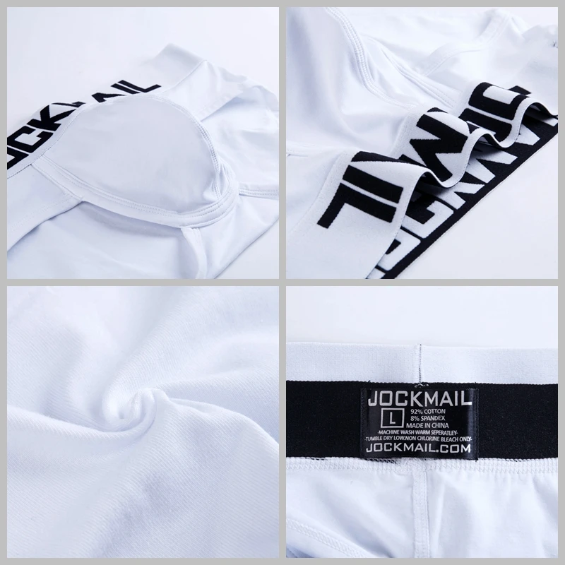 JOCKMAIL бренд низкая талия сексуальное мужское нижнее белье трусы Гей пенис мешок