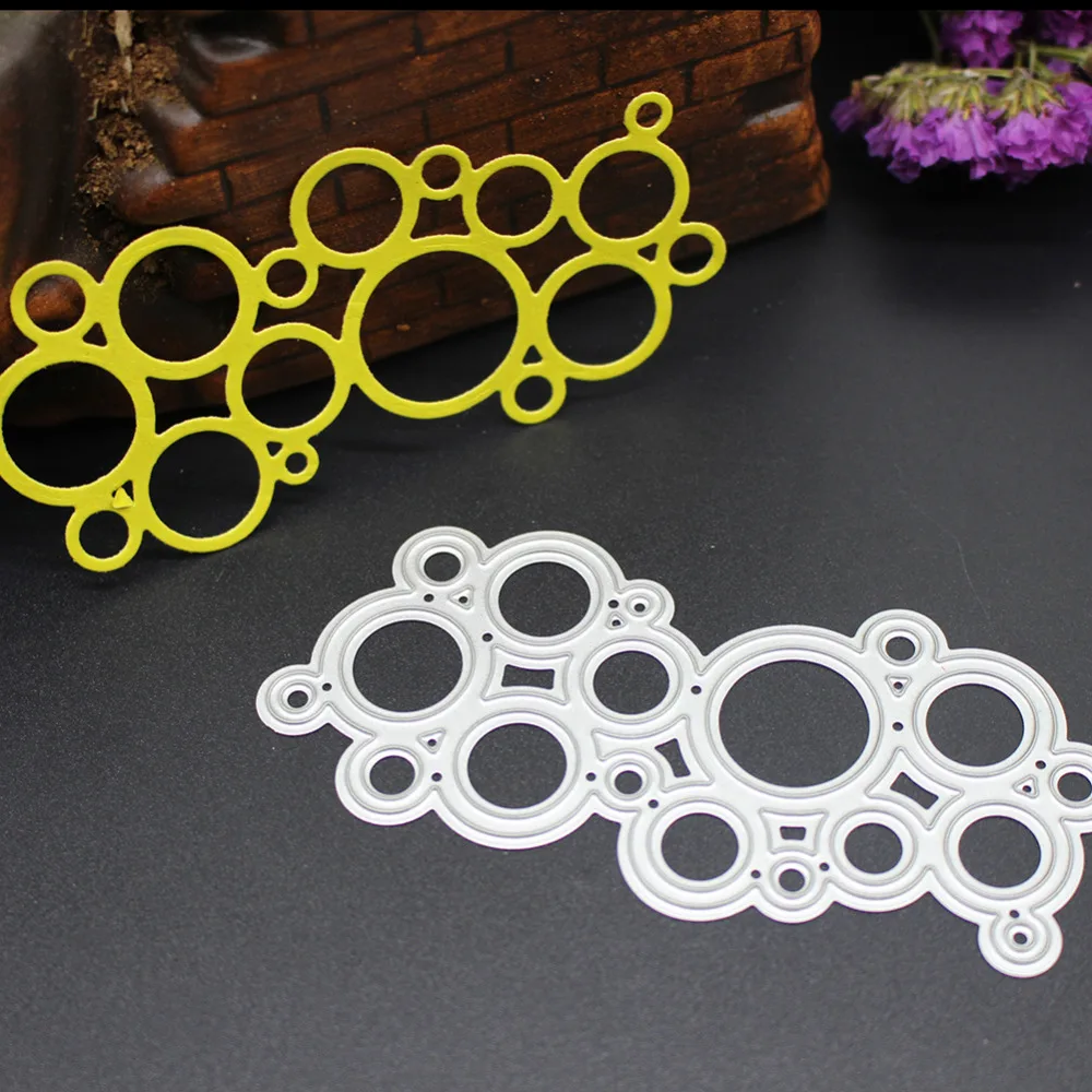 

Round Hole Frame Metal Steel Cutting Dies Stencil Card Decoration DIY Scrapbooking Paper Photo Embossing Craft 2019