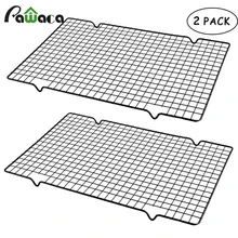 2 шт./компл. антипригарным ноги металлическая стойка для охлаждения торта сетка противень Печенье Хлеб сушки стенд держатель охладителя для выпечки Инструменты