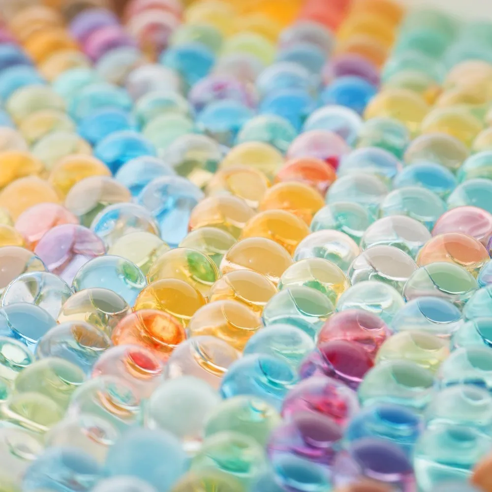 Water Beads, 20000 Pieces Water Gel Beads Jelly Water Pearl for Vase Filler Aqua Plant Wedding Decoration