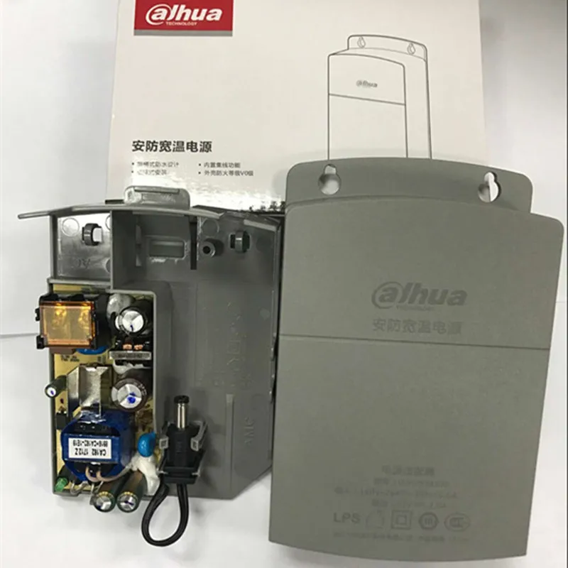 Dahua CCTV адаптер водонепроницаемый наружный DH-PFM300 источник питания выход 12V 2A ВХОД 180~ 260V переключатель питания для камеры видеонаблюдения