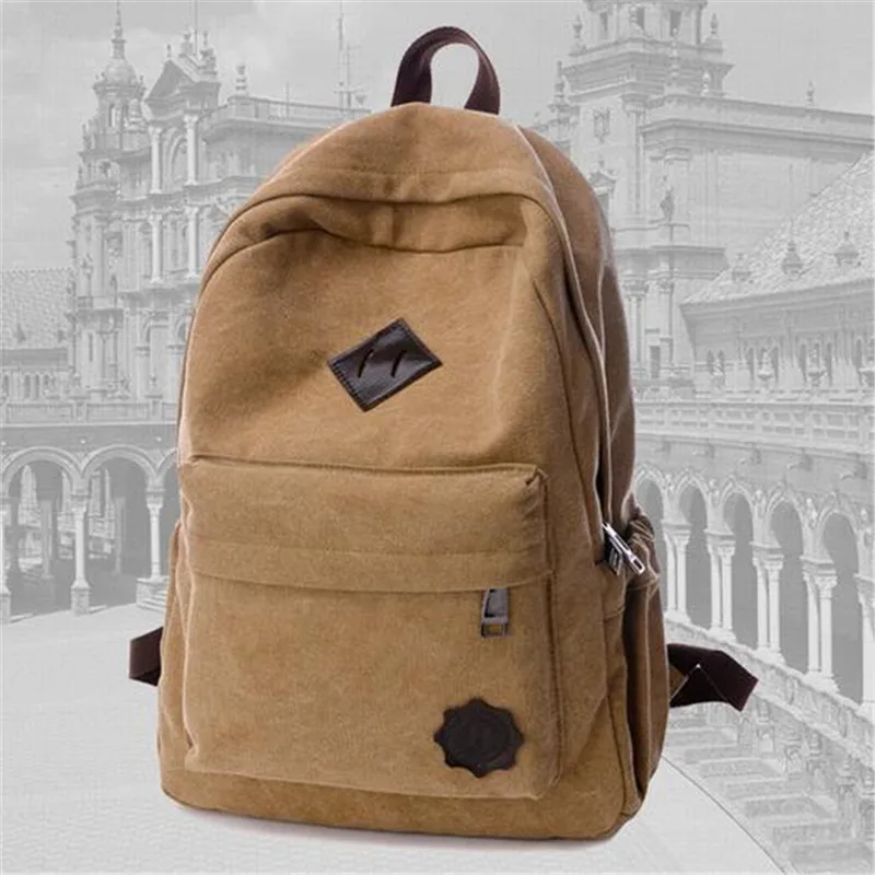 New 2016 female mochila bolsas women ethnic brief canvas backpack preppy style school Lady girl student