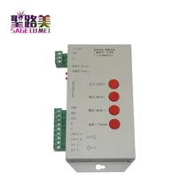 T1000S 2048 Pixels DMX 512 Controller SD Card WS2801 WS2811 WS2812B LPD6803 LED Strip DC5V 24V