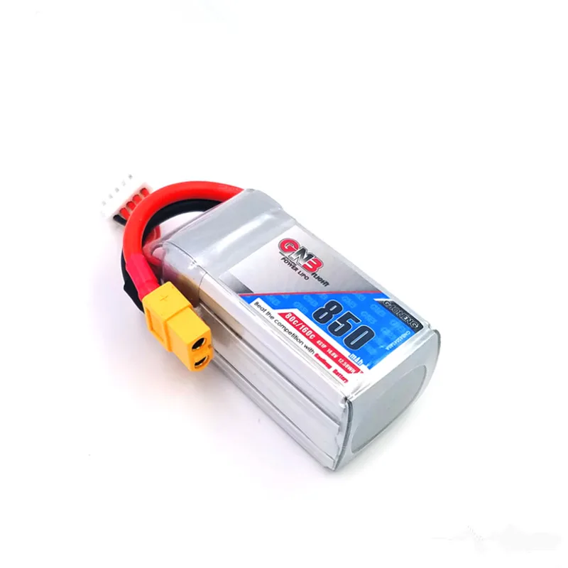 Gaoneng GNB 850mAh 14,8 V 4S 80C/160C Lipo батарея с разъемом XT30 или XT60 для FPV гоночный Дрон RC Квадрокоптер вертолет запчасти