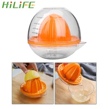 HILIFE Ручной пресс оранжевый лимонный соковыжималка для фруктов кухонный инструмент многофункциональная соковыжималка машина ручной для цитрусовых руководство для соковыжималки