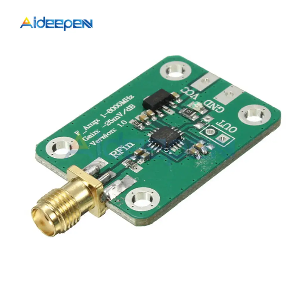1 8000MHz AD8318 логарифмический детектор RF 70dB RSSI измерение модуль измерителя мощности