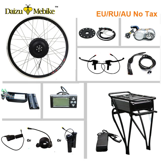 Best Offers 36V 48V Rear Rack Battery 250W 350W 500W Electric Bike ...
