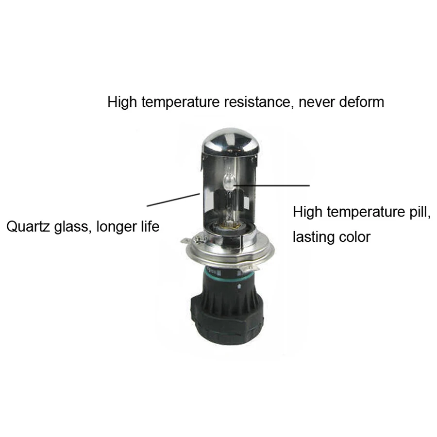 2 шт. Hi/короче спереди и длиннее сзади) HID ксеноновая лампа H4 35 Вт Bi-Xenon супер яркий 12 V Автомобильные фары распродажа 3000 K 6000 K 4300 K 10000 K 12000 K