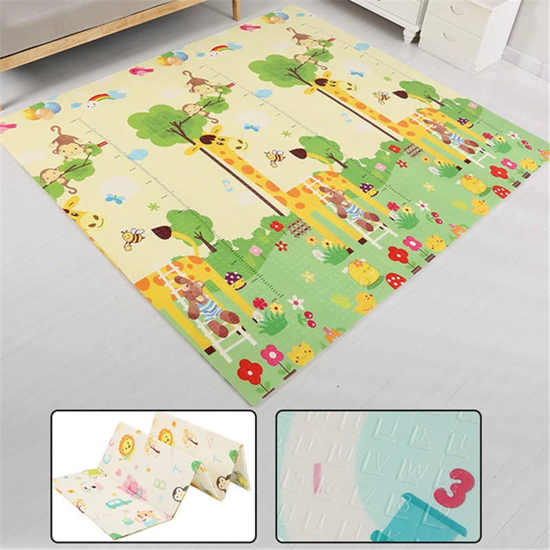 Fashion Children's Rug Play Mats Playcloth Cartoon Pattern Carpet In The Nursery Baby Kids Game Crawl Mat Outdoor Camping Rugs Fashion Children's Rug Play Mats Playcloth Cartoon Pattern Carpet In The Nursery Baby Kids Game Crawl Mat Outdoor Camping Rugs