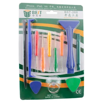 

BST-288 Universal 12 in1 Assemble Disassemble Pry Tools Kit Glass Screen LCD Housing Opening Tool Repair For Mobile Phone iPad