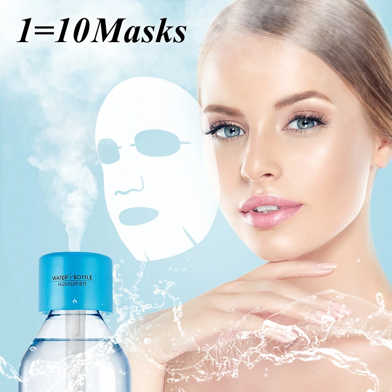 

Dropship 1=10 Masks Home air freshener for homes USB Mini Small bottle cap humidification atomizer aromatherapy small humidifier