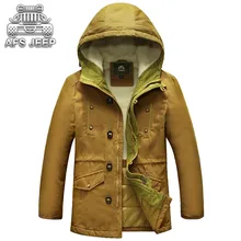 Бренд, Осень-зима, парка Hombre, новинка, chaqueta invierno, меховое пальто в стиле милитари, для отдыха, мужской пуховик, ветровки