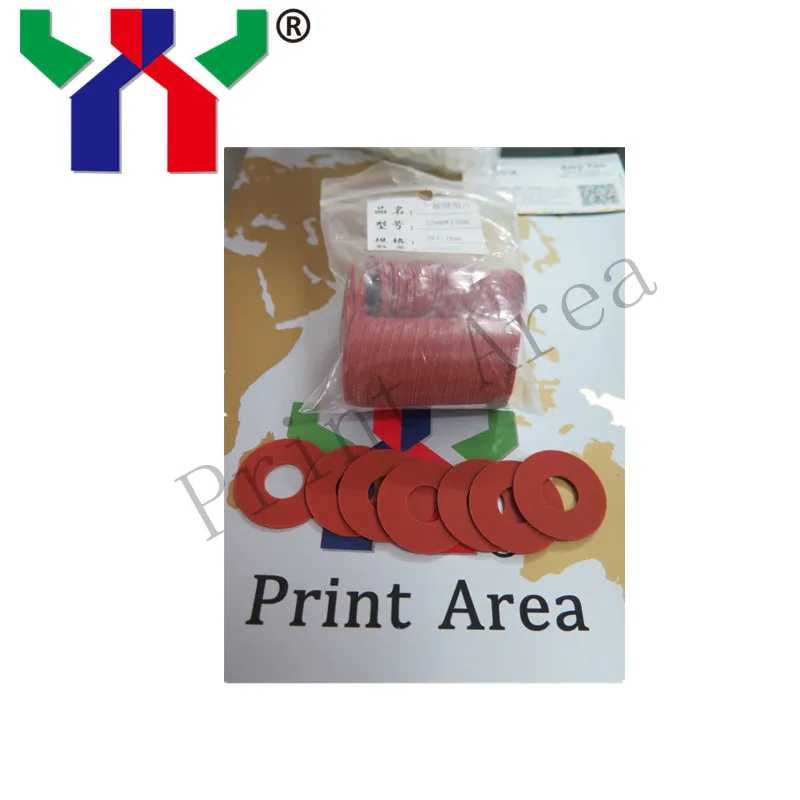 

Paper Rubber sucker for Heidelberg machine,Man Roland machine,KBA etc, size: 32*13*1mm, 100pcs/pack