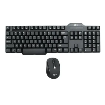 

E720 Wireless Keyboard and Mouse Quiet Keys 104 Key Ergonomic Design Multimedia Combo Small Mouse For Office Computer Desktop