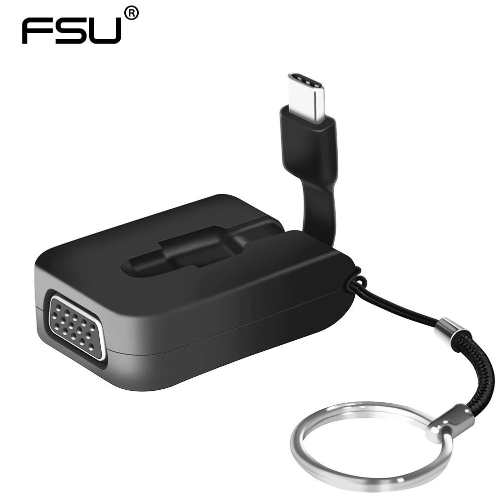 

FSU USB Type C 3.1 to HDMI USB-C 3.1 to VGA Converter Hub