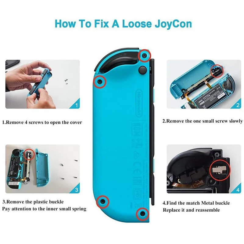 Запасные части для инструментов замок с пряжкой NS Nintendo переключатель NX Joy Con