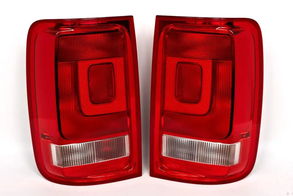 Для VW Amarok 2012-Дымовые задние фонари пара задних ламп левая+ правая - Испускаемый цвет: 1 pair red