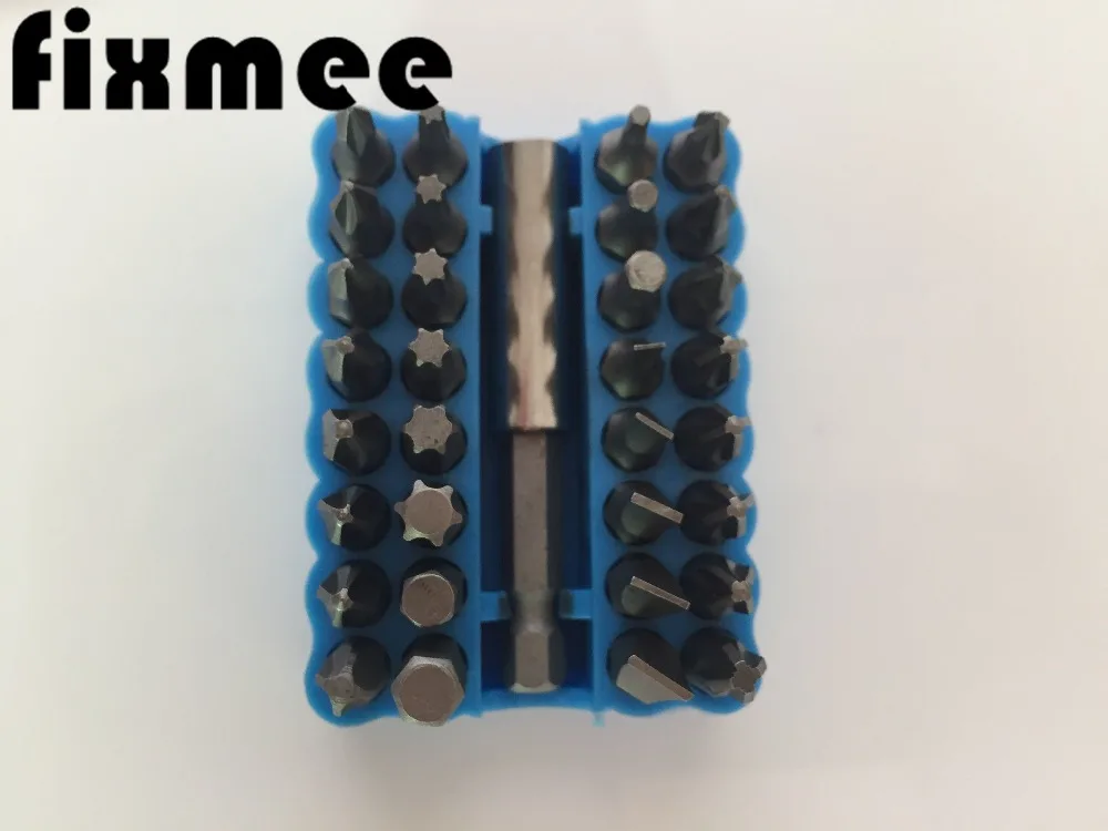 33 шт. защита от взлома Torx Hex Star Набор бит магнитный держатель отвертка Биты торкса