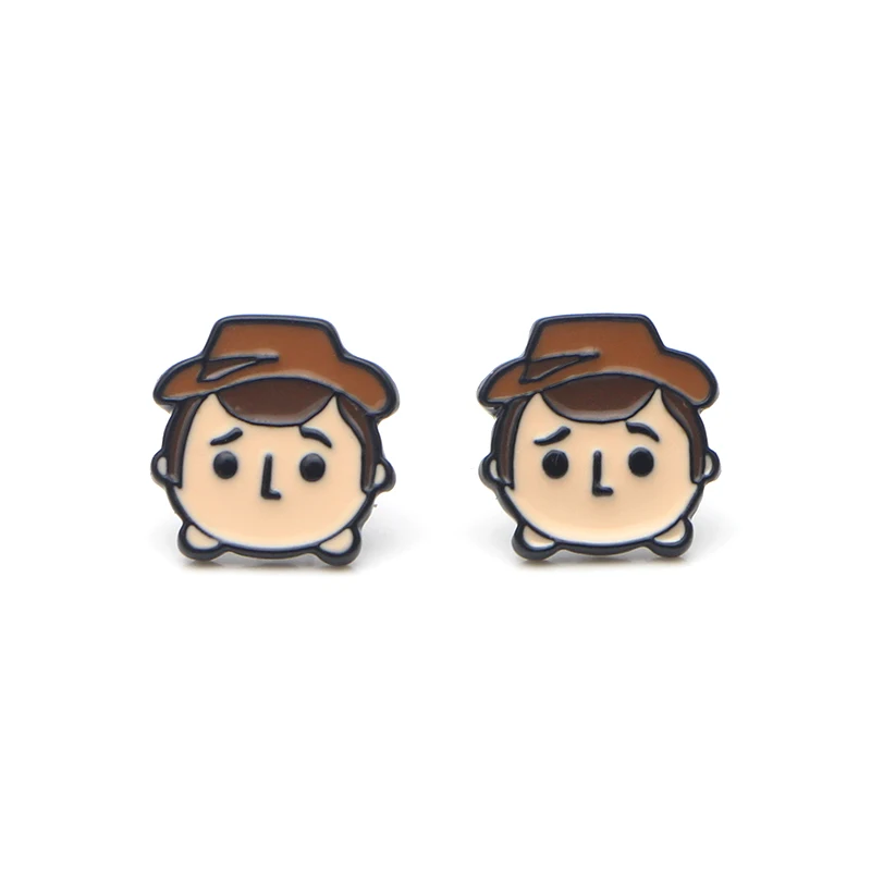 

DMLSKY Toy Story Stud Earrings Cartoon Earrings Jewelry Prevent allergy Stud Earring Pendant for Kids Girls Cute Gift M3379