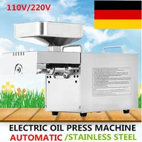 Stainless Steel Mini Oil Press Machine For Seed, Nut Peanut,Coconut Commercial Grade Oil Extraction Expeller Presser 1