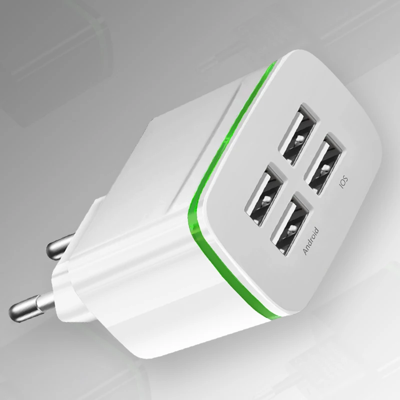 Универсальное зарядное устройство с 4 USB портами 5 В а|Зарядные устройства| |