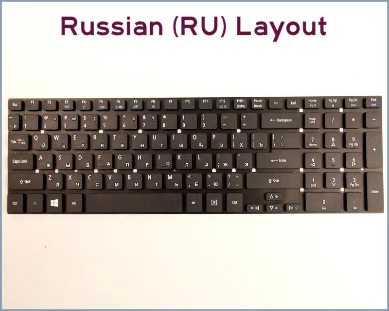  New Keyboard RU Russian Version for Packard Bell Easynote LV11HC LV44HC TS13HR P5WS0 TS13SB Laptop