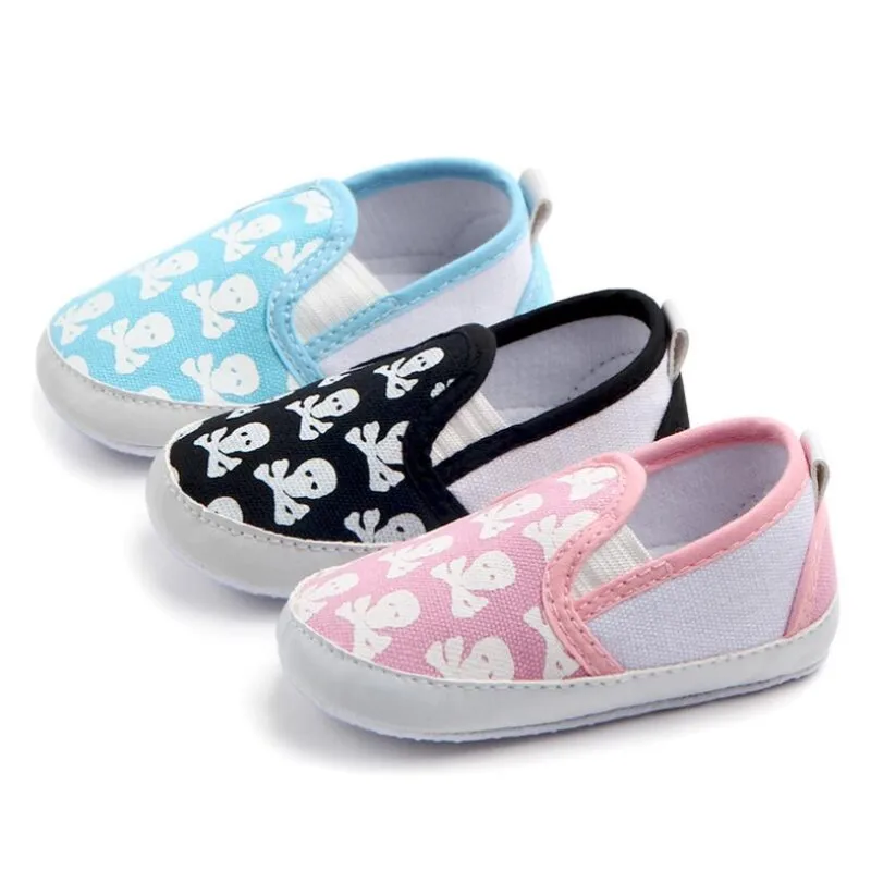 baby boy canvasshoes Cute ghost head baby shoes slip on baby shoes soft sole baby shoes toddler