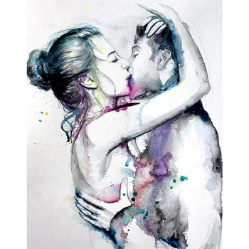 

5D DIY Diamond Mosaic love kiss Couple Diamond Embroidery Christmas Gfit Diamond Painting Animals Pictures Needlework Home