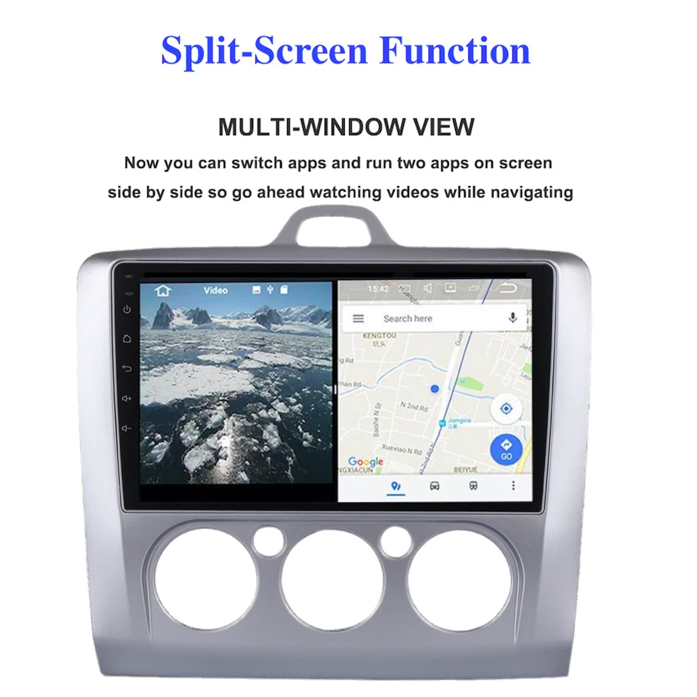 Sale 9" 2.5D IPS Screen Car Audio GPS for Ford Focus 2 3 Mk2/Mk3 Android 9.0 Radio Autoradio WIFI RDS Navigation Multimedia WIFI BT 2