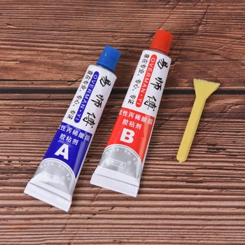 

High Quality 2pcs(A+B) Modified Acrylic Glue Adhesive for Metal Plastic Wood Crystal Glass Jewellery Superior Strength Kafuter