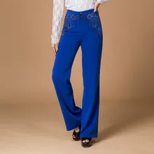 Free shipping Special closeouts and high waisted pants drape Chiffon Korean baggy pants wide leg pants swinging leg pants SALE