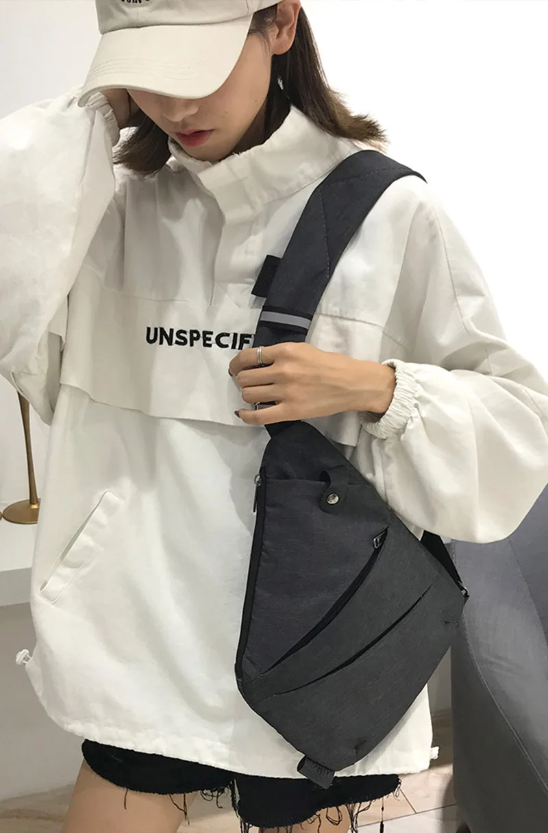 Men Travel Backpack Polyester Anti Theft Teenage Crossbody Women Single Shoulder Bag Storage Chest Bags Sac A Dos Homme BP0264 (16)