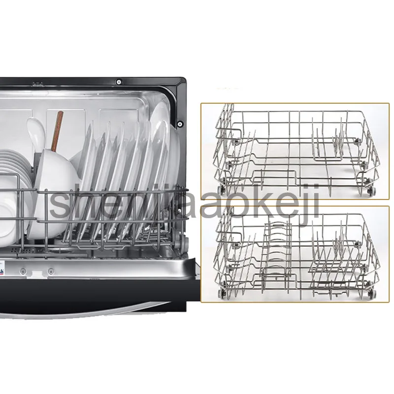 Sale WQP6-3206A-CN Household automatic dishwasher intelligent embedded, smart small desktop dishwashers 220v 1160W 1pc 4